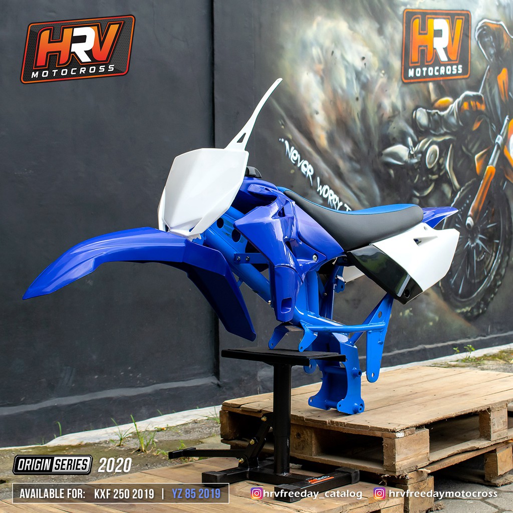 Body Set Trail Bodyset Custom YZ 85 2019 Cover Tangki Spakbor Depan Belakang HRV YZ 85 New 2019 Origin Series