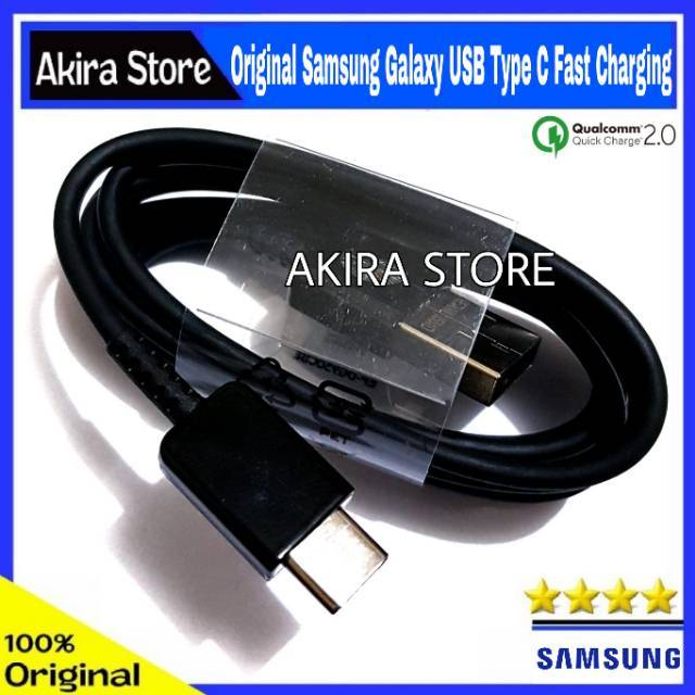 Kabel Data Samsung Galaxy A20 A30 Original 100 Fast Charging Type