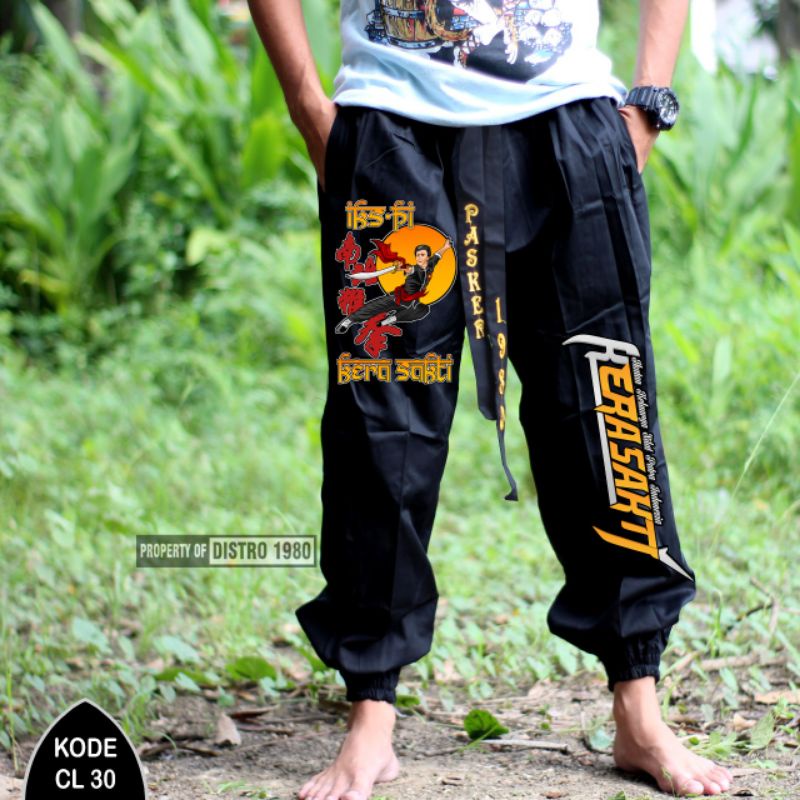 IKSPI Celana IKSPI KERASAKTI BORDIR, VELANA TRENING BORDIR. MURAH LEBAY. CELANA SILAT MASAHIRO CLOOT