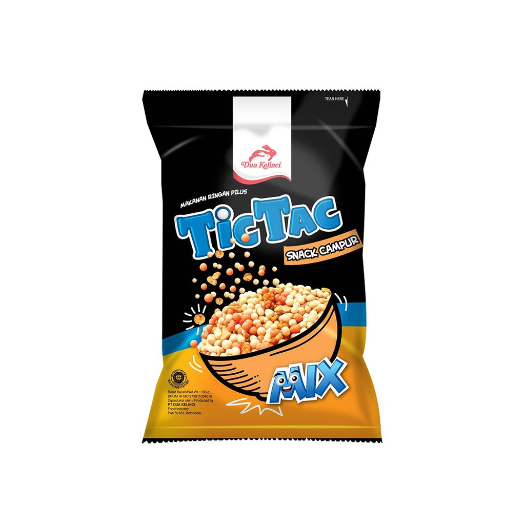 

Dua Kelinci Snack Tic Tac Rasa campur MIX