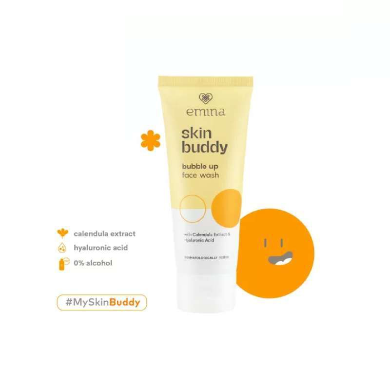 Emina Skin Buddy Bubble up Facial wash/SABUN WAJAH/EMINA