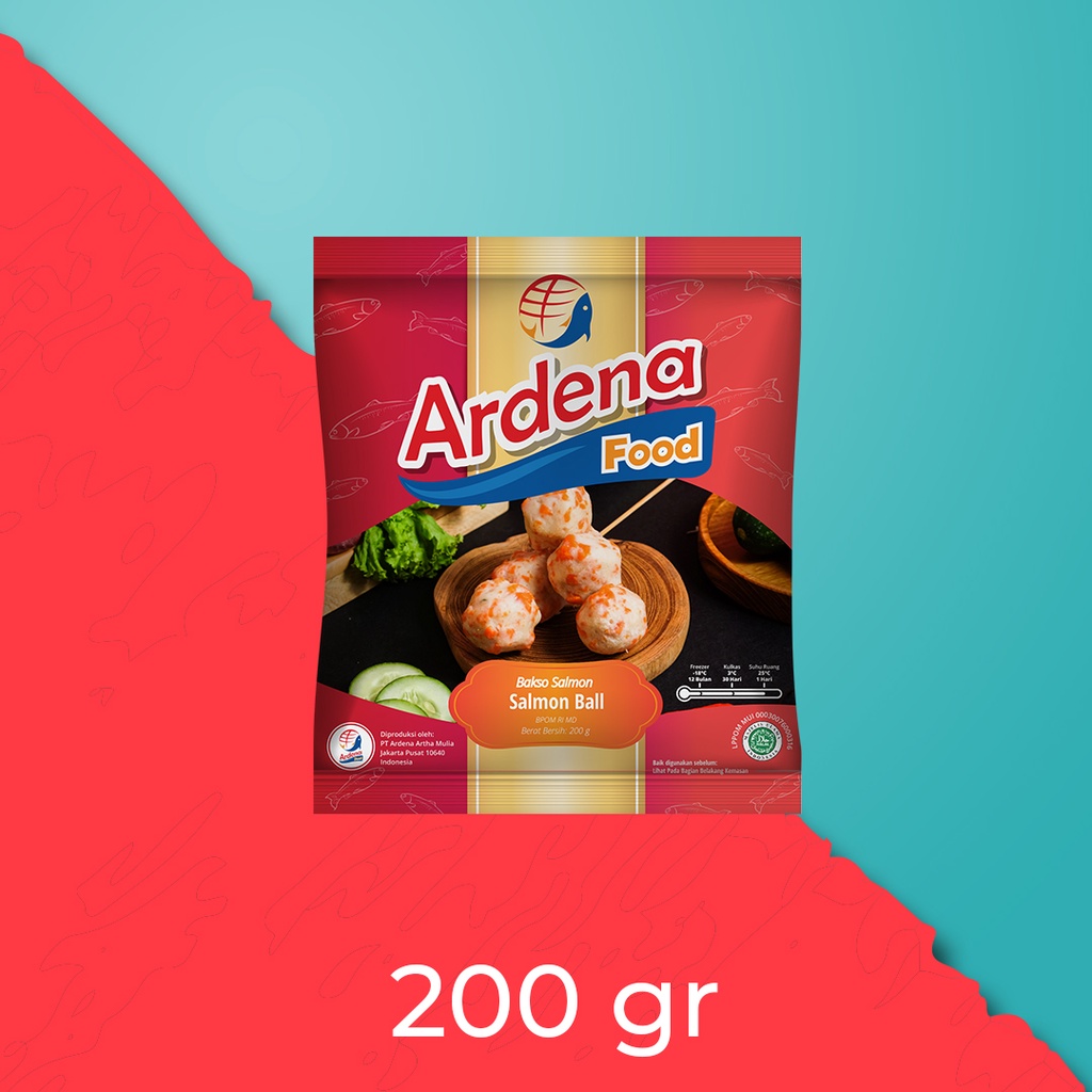 

Ardena Food Salmon Ball (Bakso Salmon) 200gr