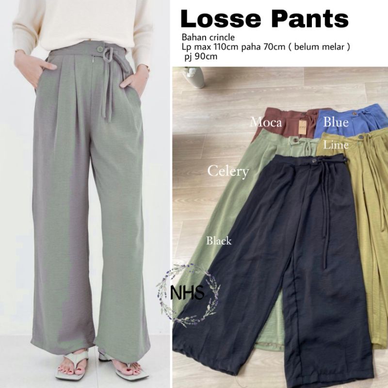 Losse Kulot Wanita Jumbo loose pants chelsea