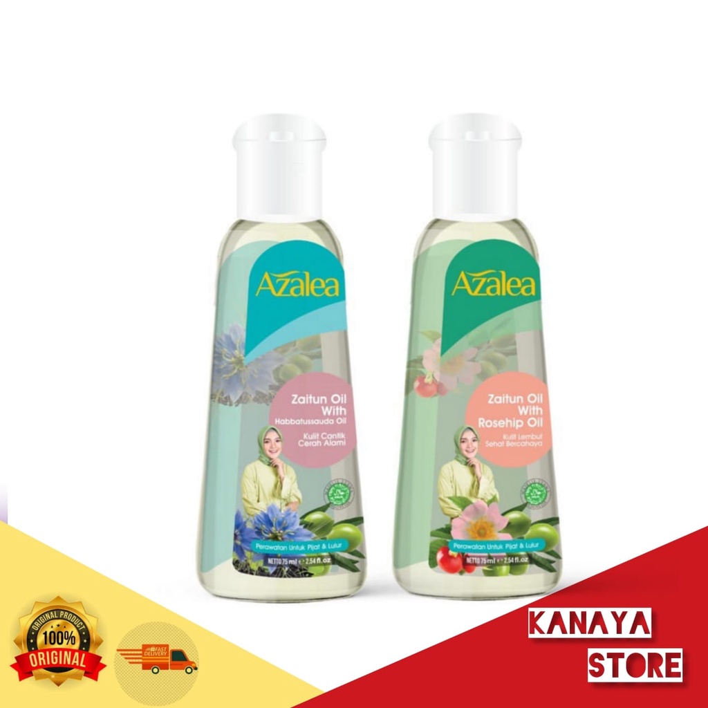 Azalea Zaitun Oil 75 ML - Minyak Untuk Pijat dan Lulur