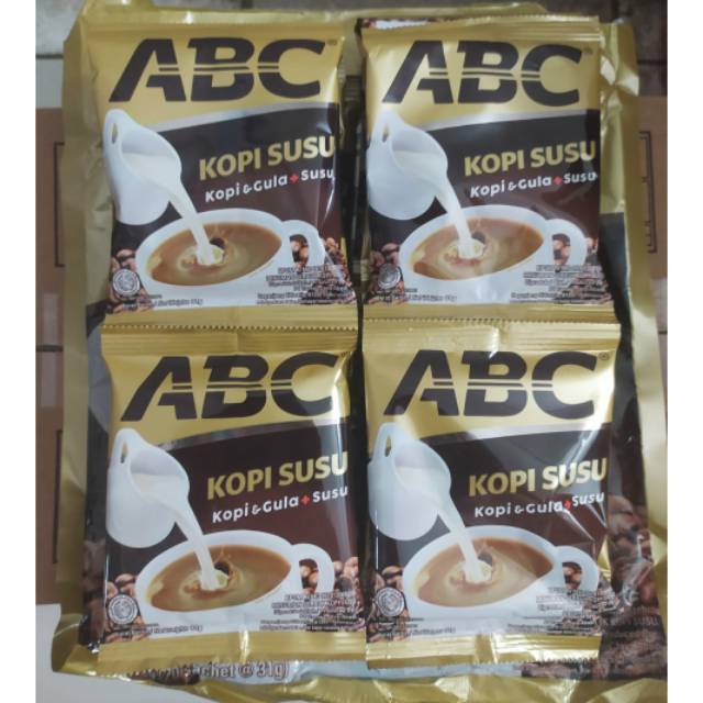 

ABC Kopi Susu 1 renceng isi 10 Sachet