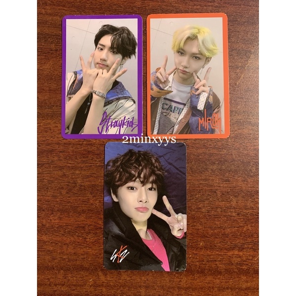 Photocard Straykids Miroh Han felix Ayen