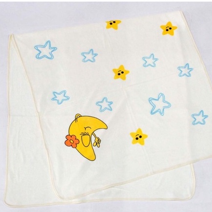 Handuk Bayi Mandi Anak Motif Bordir Impor Terbaru Lembut Untuk Bayi dan Anak Size 47 x 92cm [029-16]