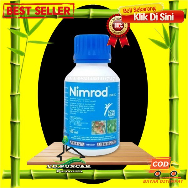 Obat Khusus Penyakit Embun Tepung Tanaman Pertanian NIMROD 250ec 100ml - Sumber Benih
