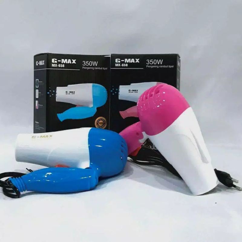 Hairdryer GMAX- Hair Dryer Profesional - Pengering Rambut Lipat - Hair Dryer