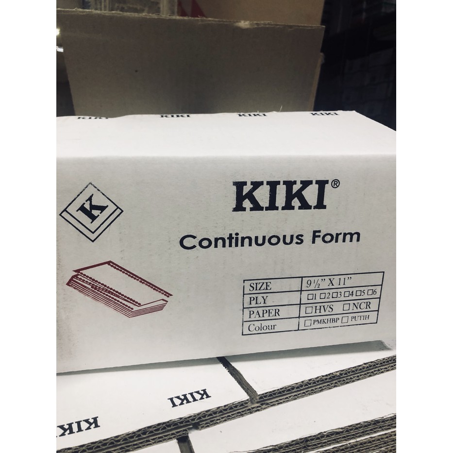 

KERTAS KOMPUTER / Continuous Form 9 1/2 x 11:2 2 ply Kiki K2 PRS +