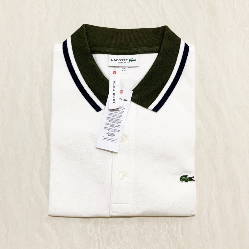 Lacoste Polo Shirt White Authentic