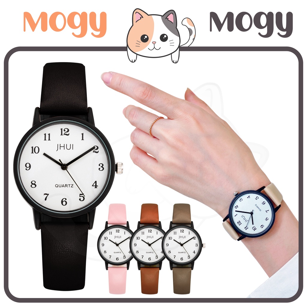 MOGYMOGY J184 Jam Tangan Wanita Polos JHUI Analog Watch Fashion Woman