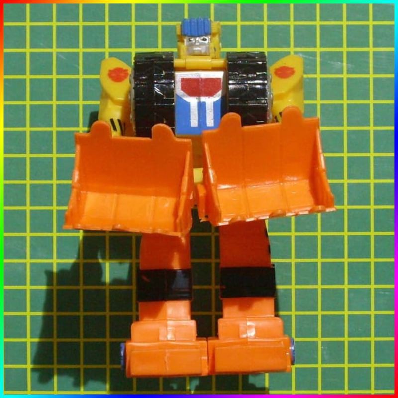 transformers go-bots transformer bulldozer robot mainan anak kid toys