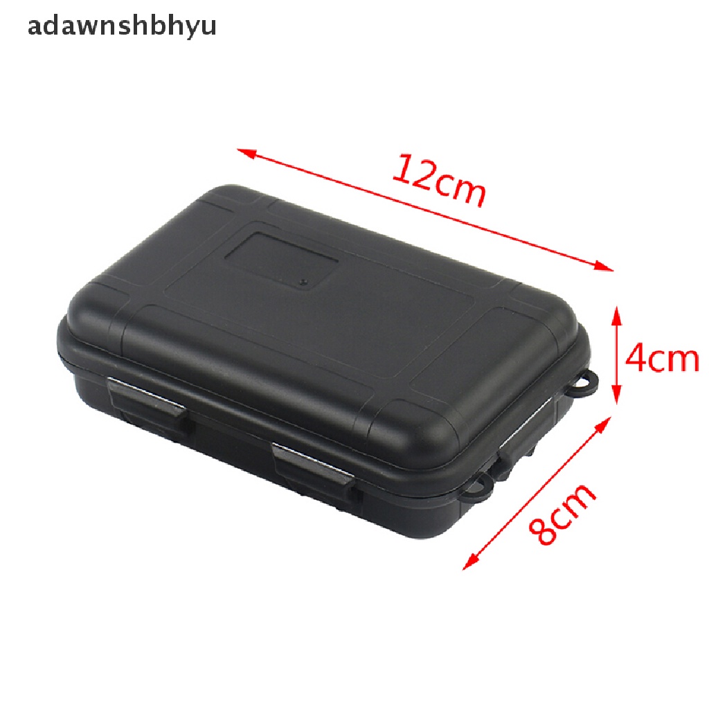 Adawnshbhyu Shockproof Tahan Air Kedap Udara Survival Tempat Penyimpanan Wadah Carry Box Outdoor