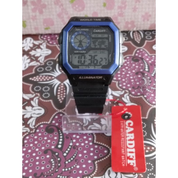 Jam Tangan Digital Merk Cardiff