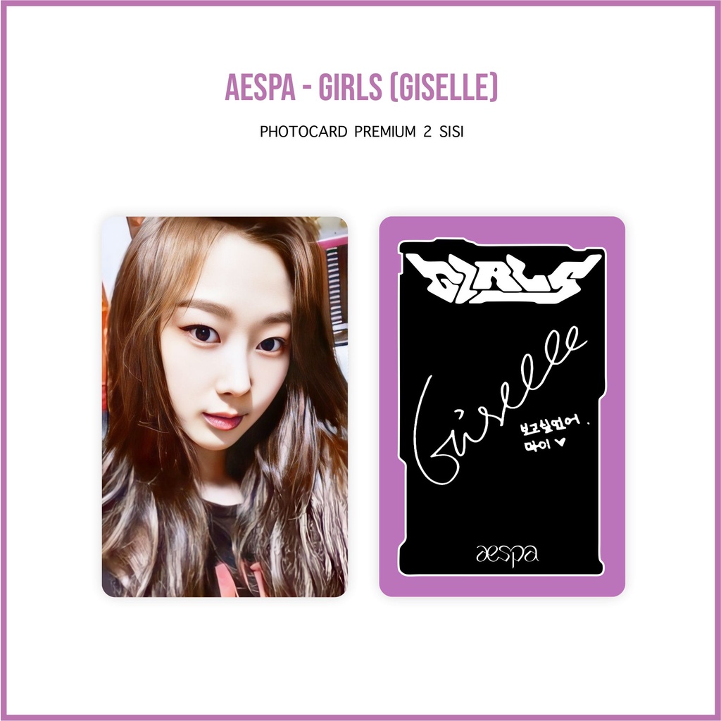 [SET] Photocard Aespa Girls