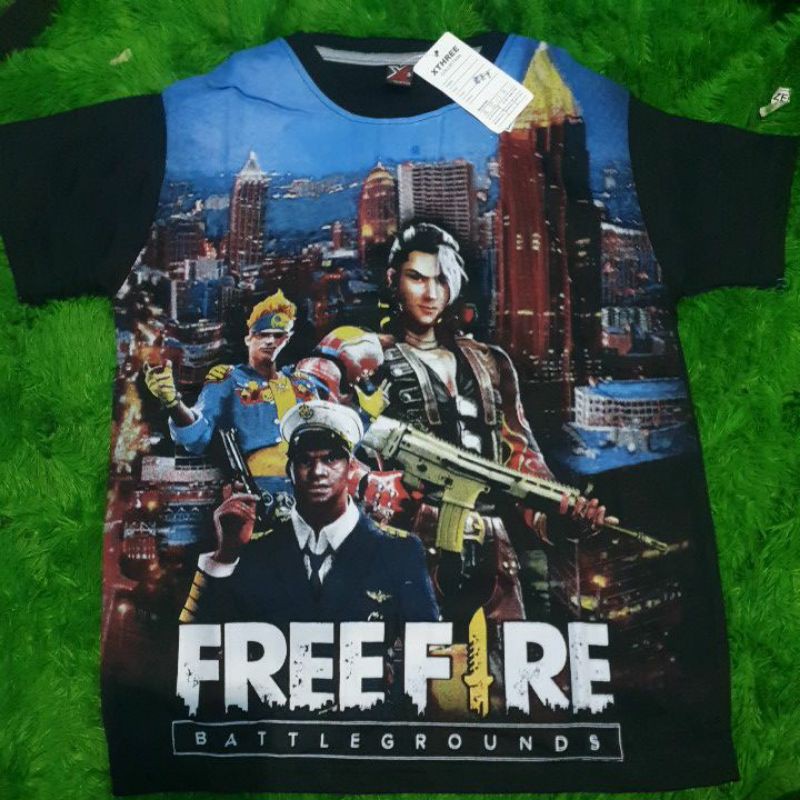 KAOS ANAK FF FREE FIRE BOOYAH GARENA GAMING