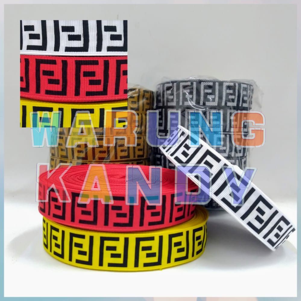 Webbing Fendi 25mm 30Y