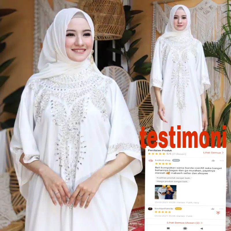 Baju kaftan Muslim terbaru 2022 denganQuality Premium Kaftan Farida Matt wallcreep