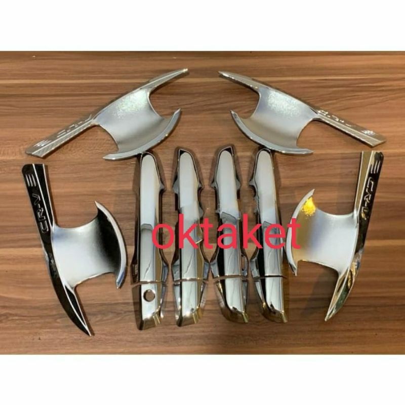 paket outer handle Crv Turbo 2017 hitam chrome