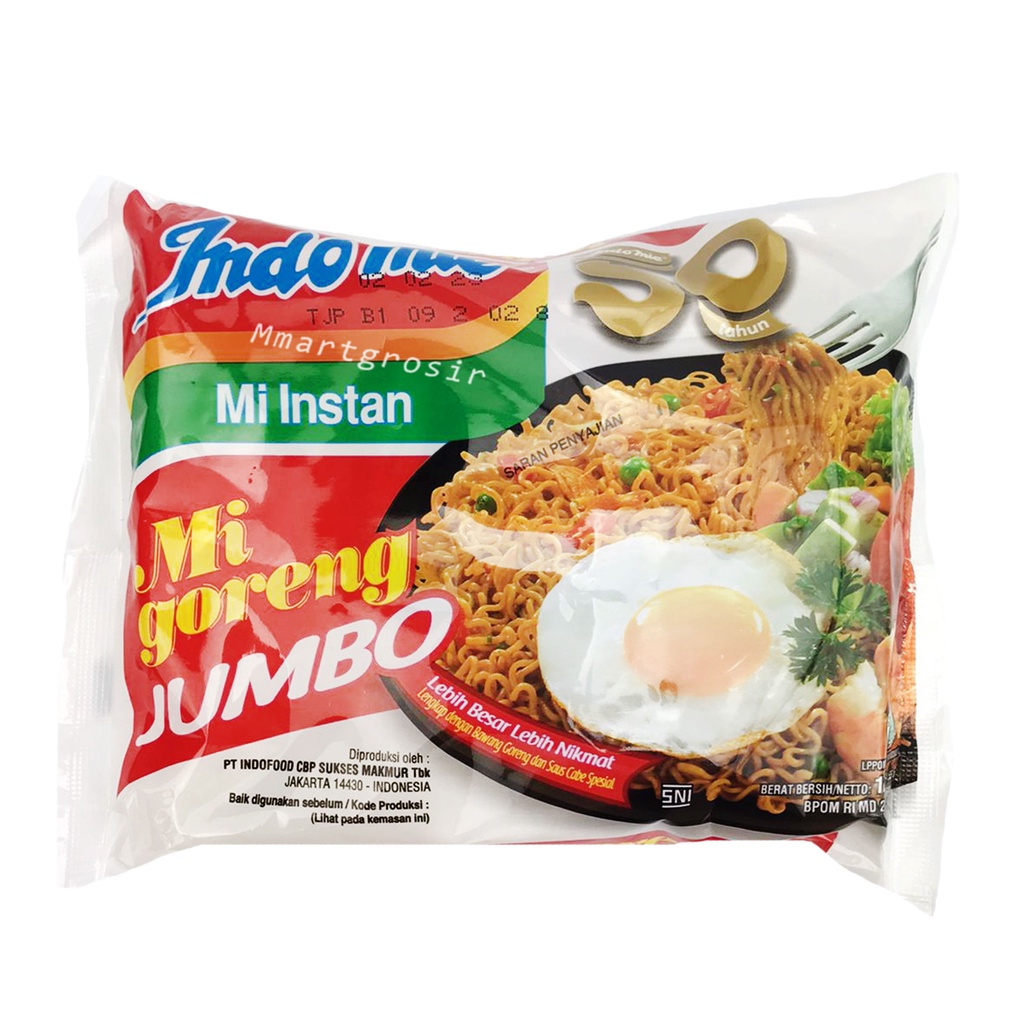 Indomie Jumbo / Indomie / Mie goreng / Origina / Ayam panggang /129g