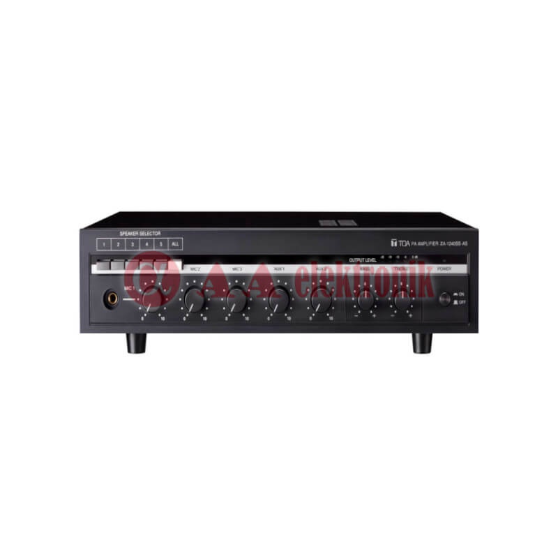 TOA Amplifier ZA-1240SS (240 Watt, 5 Zona Speaker Selector)