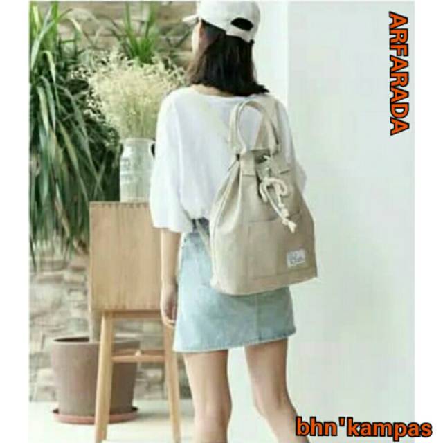 READY STOK! BACKPACK TASRANSEL TASBERANAK MOX TULIP SET TANPABONEKA ANELLO TWOTONE TP C5 N9A8