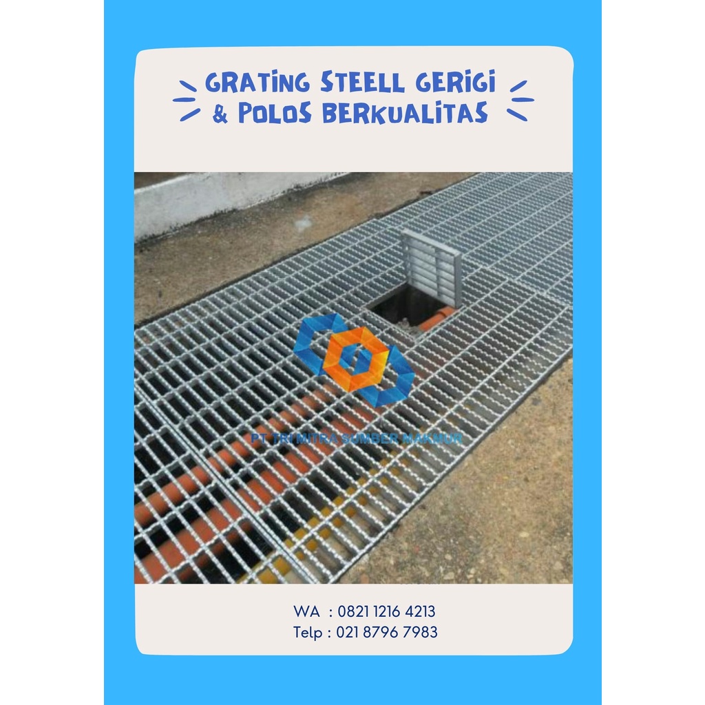 GRATING STEEL GERIGI & POLOS KUALITAS TERBAIK