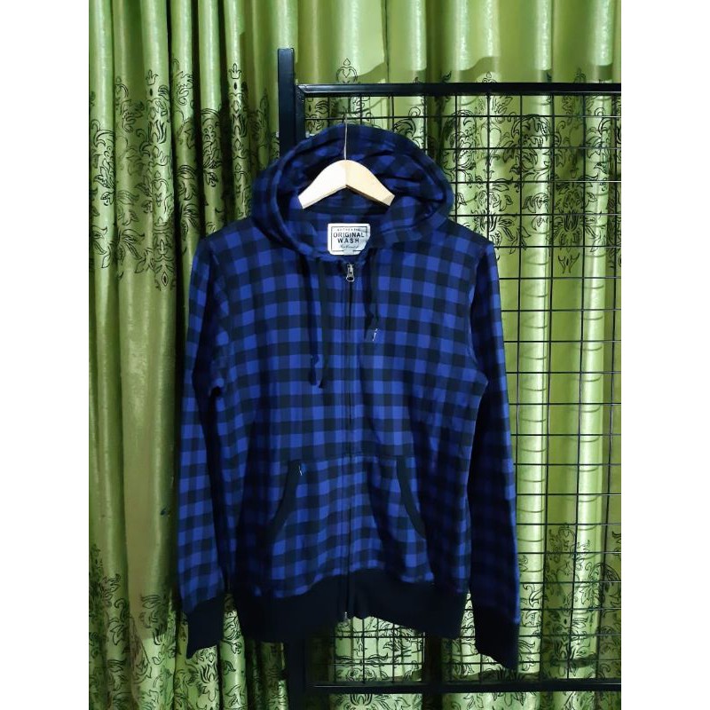 jaket second hoodie zipper uniqlo barang bekas original