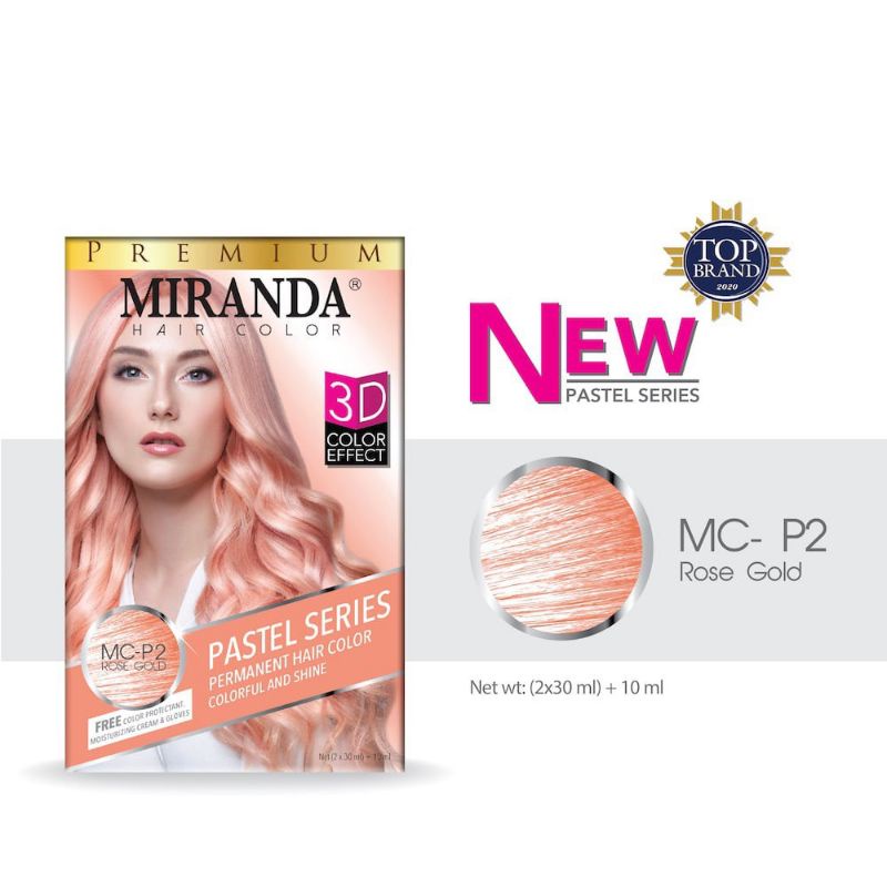 Miranda Hair Color Pastel 30ml/Pewarna Rambut/Cat Rambut