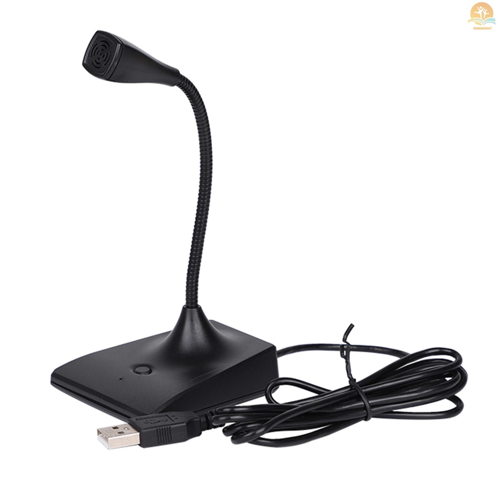 USB Conference Computer Microphone Desktop Wired 360°Omnidirectional Condense Mic Plug &amp; Play Gooseneck for Computer PC Laptop Office Online Meeting Recording Games Video Music Singing Skype