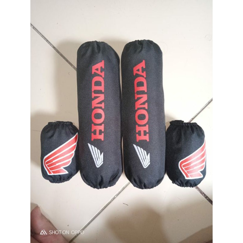 cover sokbreker Honda plus cover tabung khusus sepasang