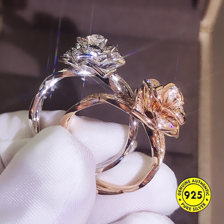 Cincin Rose Gold 18k Untuk Wanita