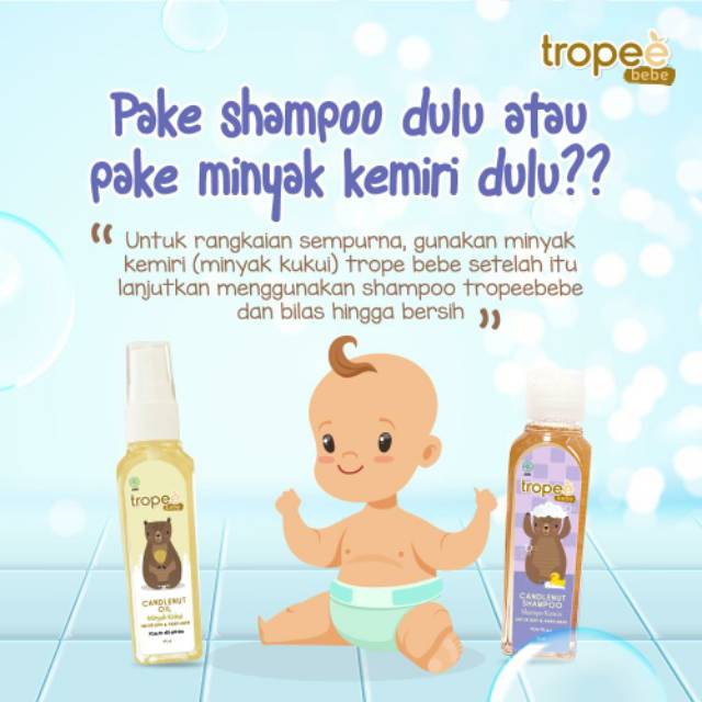 TROPEE BEBE SAMPO KEMIRI CANDLENUT shampoo 100 ml