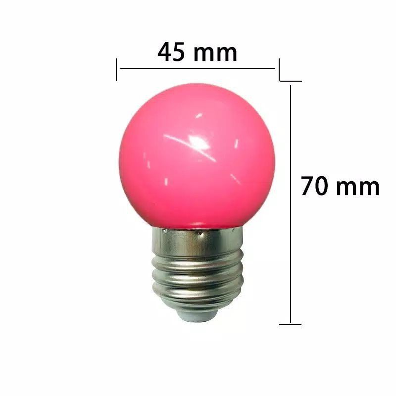 Myvo Lampu Led Ping Pong 3W E27 Warna Warni / Lampu Dekorasi