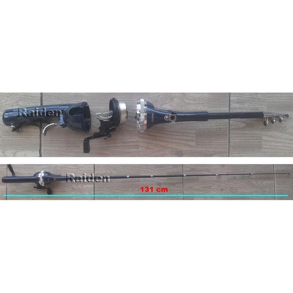 Gw Fiber Glass - Joran Pancing Ikan Lipat Potable Instant Fisherman
