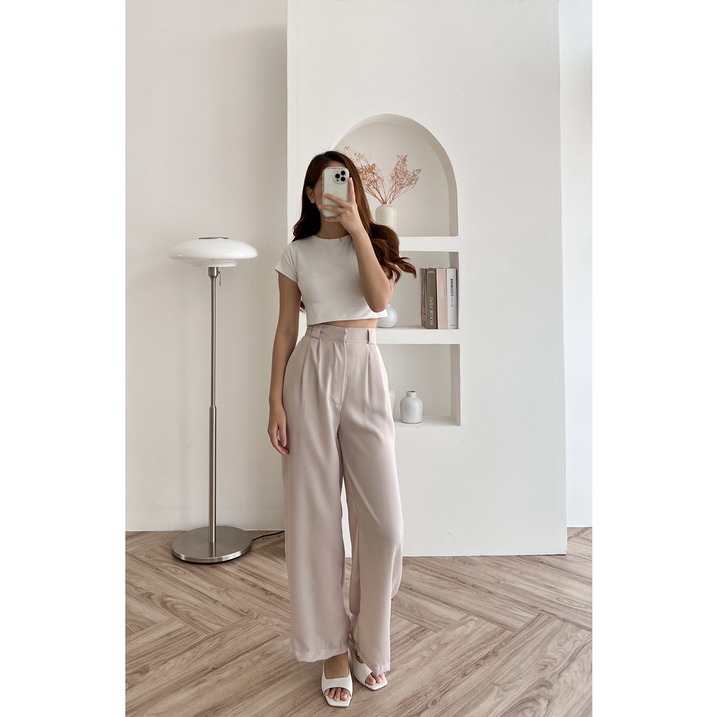 POTTIE - Jenna Cullotes Pants - Long Culottes High Waist