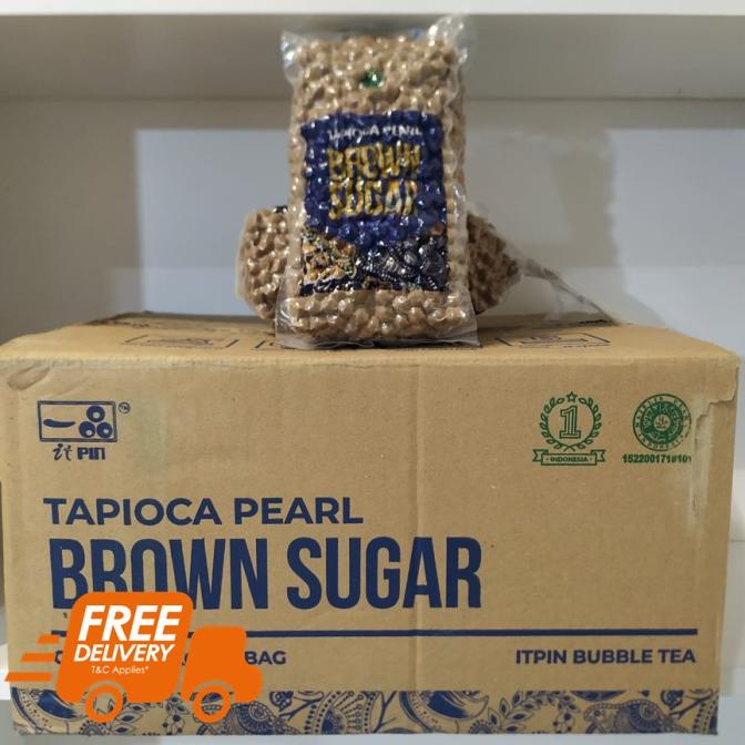 

Free Ongkir* 1ctn/12kg - Bubble Tapioka Brown Sugar / Tapioca Pearls