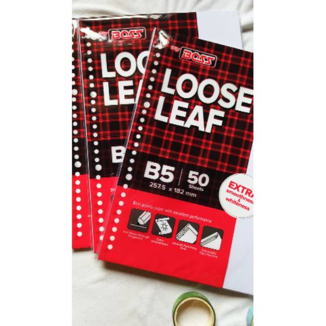 

Loose Leaf Big Boss Polos ukuran B5