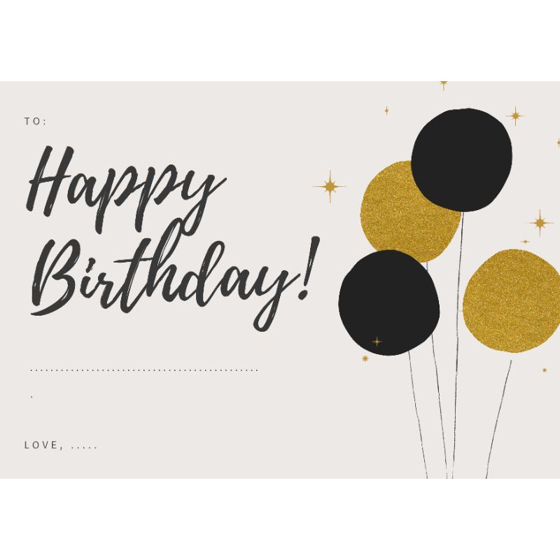 

Birthday card