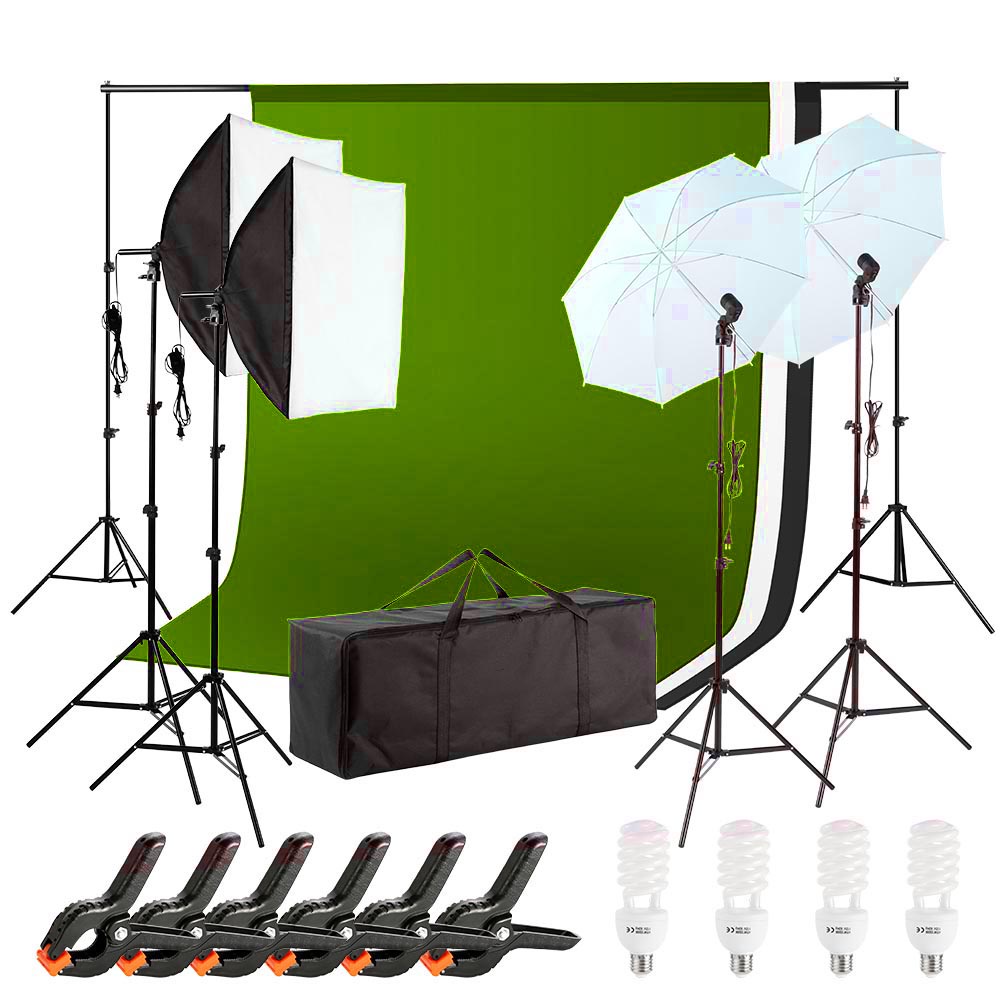 LTPAG Portrait Foto Studio Day Lighting Kit Youtube Vlog with Backdrop - LD-TZ31