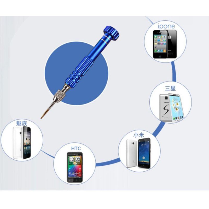 OBENG 5 in 1 BUAT SAMSUNG IPHONE XIAOMI BLACKBERRY ASUS NOKIA HP CINA LAINNYA