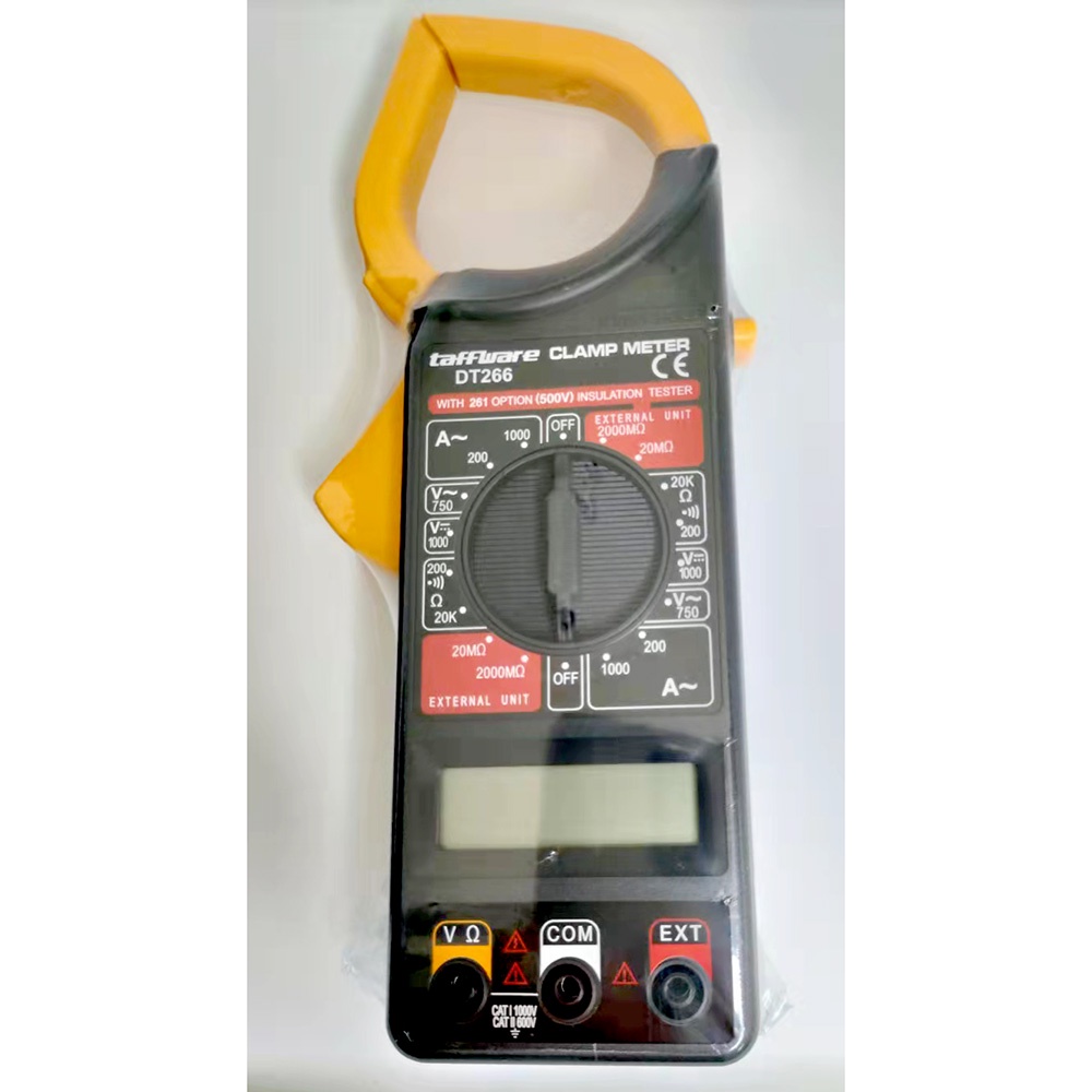 DIGITAL CLAMP MULTIMETER TANG AMPERE - DT266 - HITAM