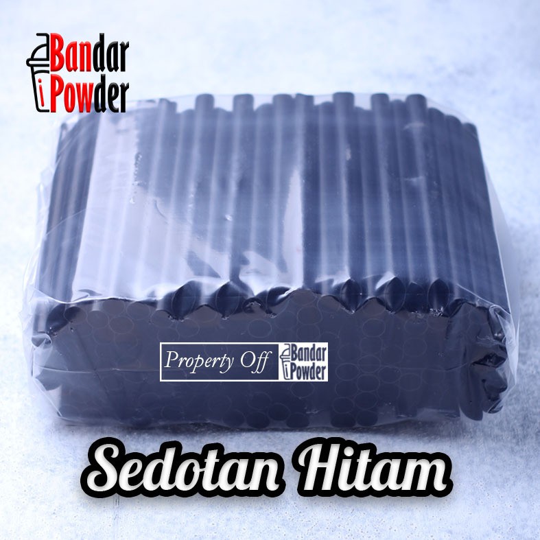 

Sedotan Bubble Hitam 16oz - Black Straw Full Colour 18cm - bp