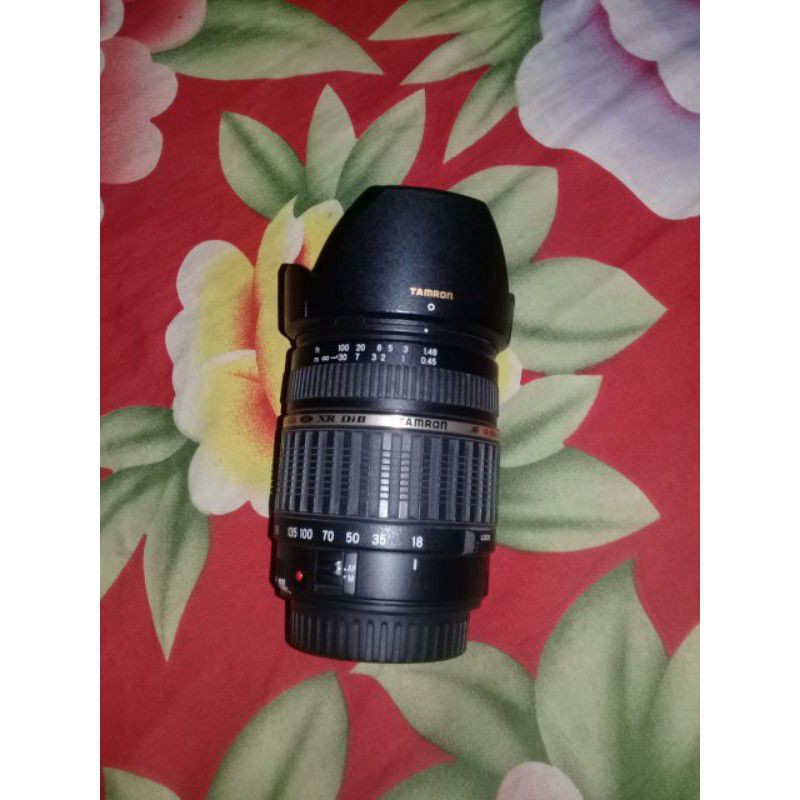 lensa Tamron 18-200mm for canon