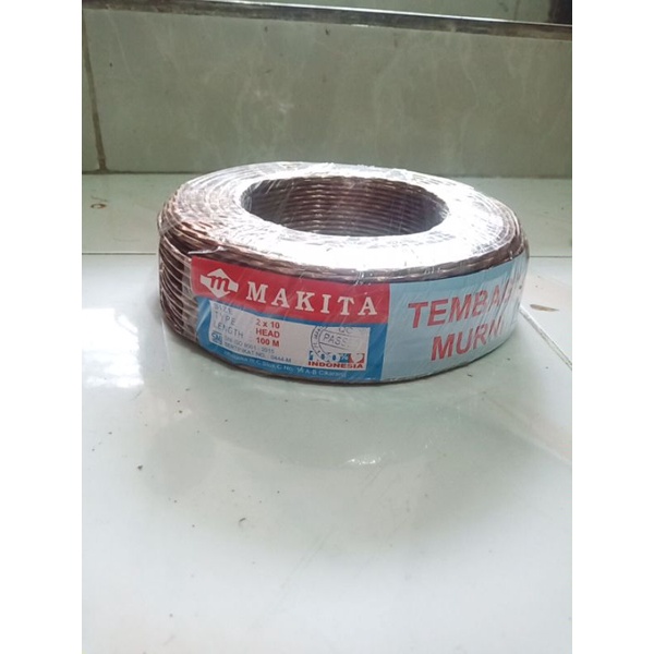 kabel head skerm merk makita 2x20 harga per meter