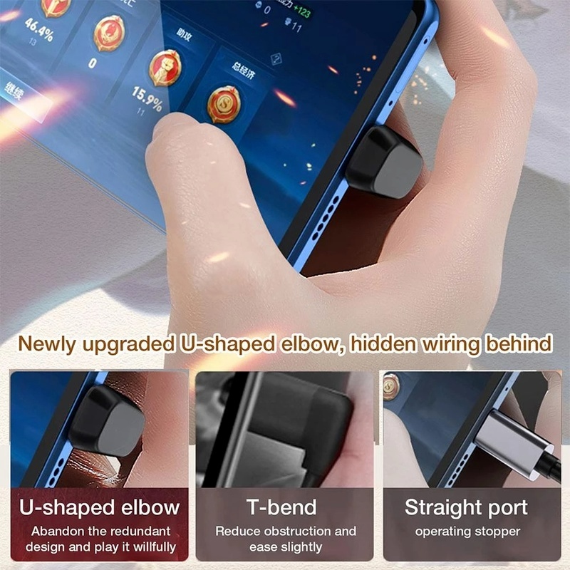 Adapter Usb 4.0 / 2.0 Tipe C Siku Male Ke Female Untuk PC