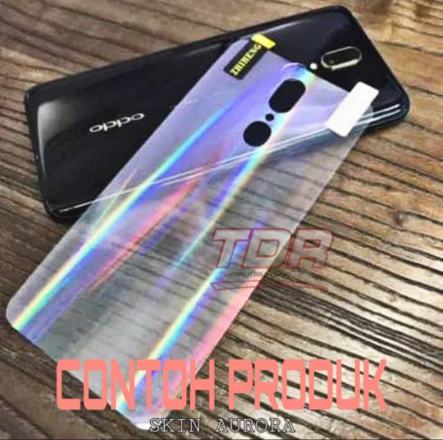 OPPO A15/A15S/A16/A53/A33 2020/A52/A92/A74/A95/RENO 3 PRO/RENO 4/RENO 4 PRO/RENO 4F/RENO 5/RENO 6 - SCREEN PROTECTOR BACK COVER - SKIN AURORA