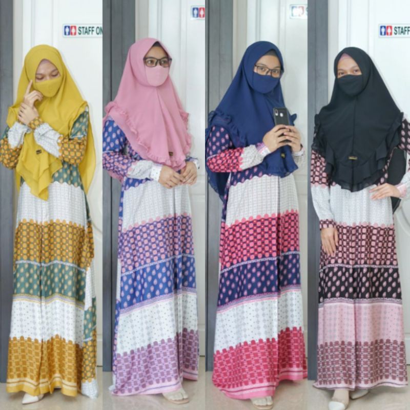 Gamis Rainbow Ori Sekararum
