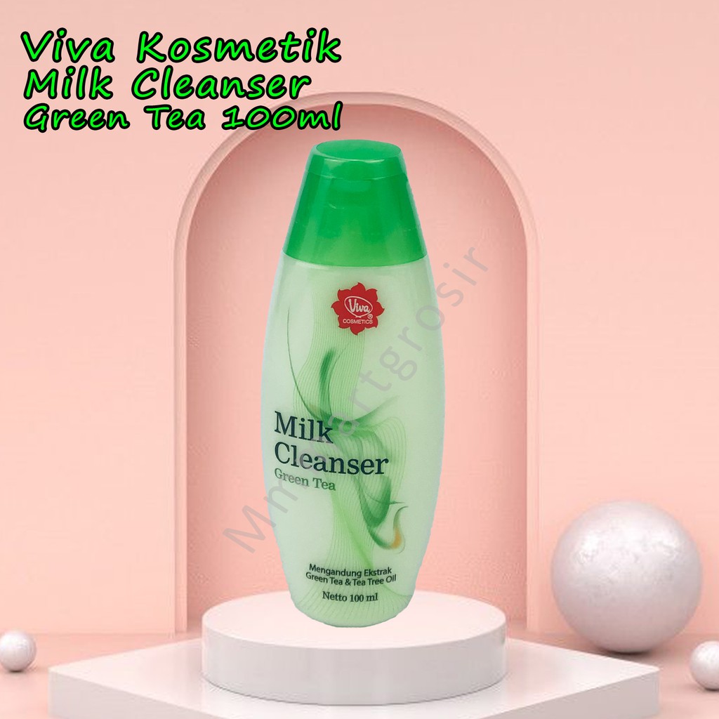 Viva Kosmetik / Milk Cleanser Green tea / Susu Pembersih / 100ml